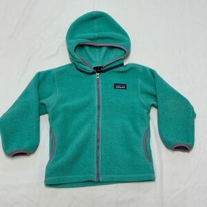 Patagonia Kids Teal Hoodie